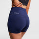 THE BRAVE - WOMEN'S SCULPT HIGH WAISTED BOOTY SHORTS - DARK NAVY