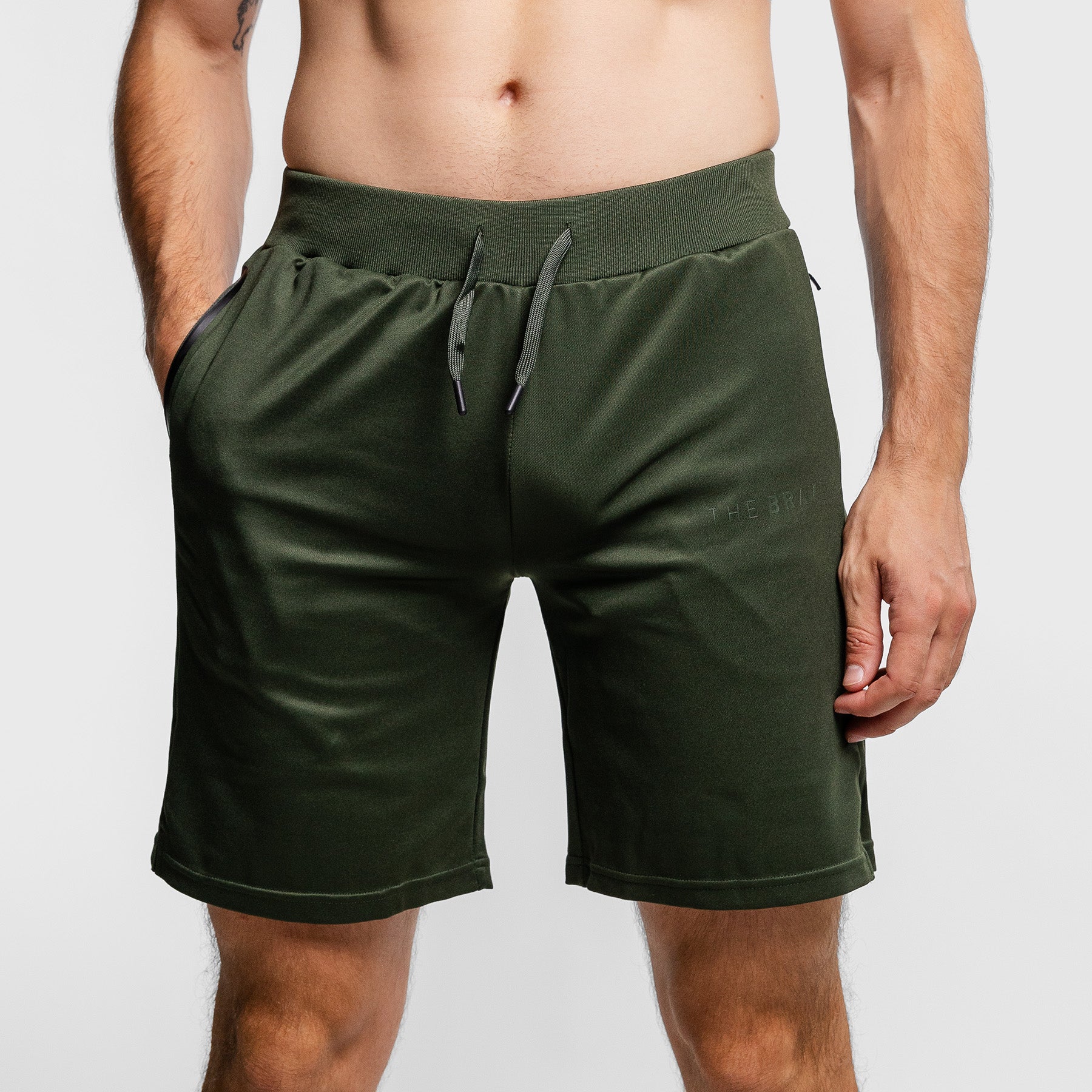 THE BRAVE - MEN'S ADAPT SHORTS - DARK OLIVE