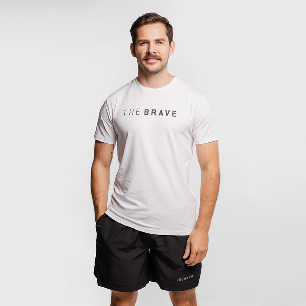 The Brave - Men's Signature T-Shirt - WHITE