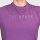 THE BRAVE - SIGNATURE CROPPED WOMEN'S T-SHIRT - FIG