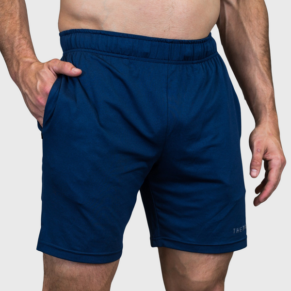 THE BRAVE - MEN'S AMPLIFY SHORTS - DARK NAVY HEATHER