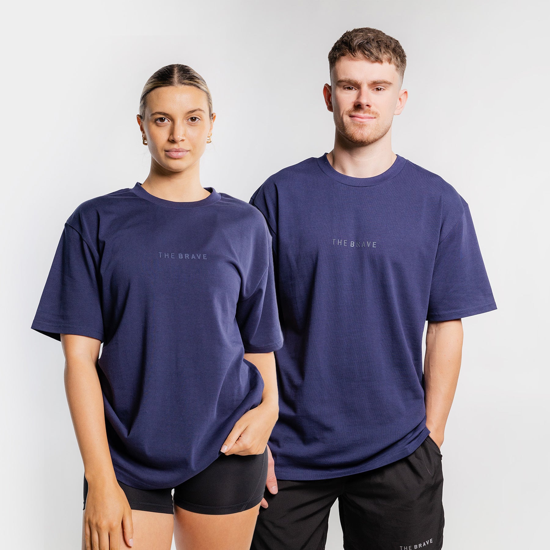 THE BRAVE - LIFESTYLE OVERSIZED T-SHIRT - DARK NAVY