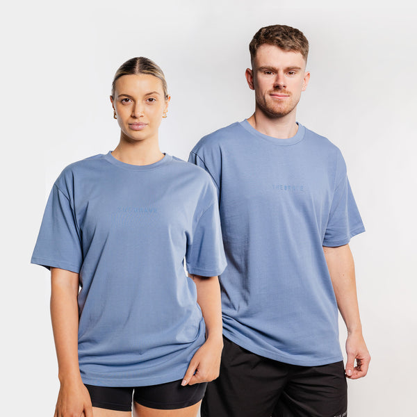 THE BRAVE - LIFESTYLE OVERSIZED T-SHIRT - GLACIER