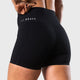 THE BRAVE - WOMEN'S SCULPT HIGH WAISTED BOOTY SHORTS - BLACK