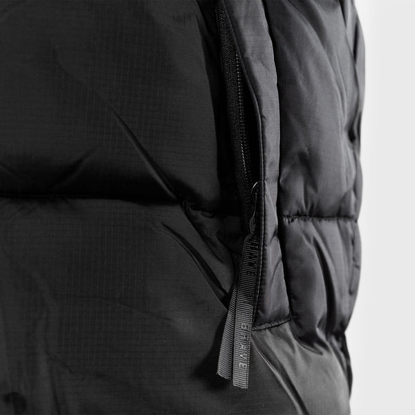 THE BRAVE - SIGNATURE PUFFER JACKET - BLACK