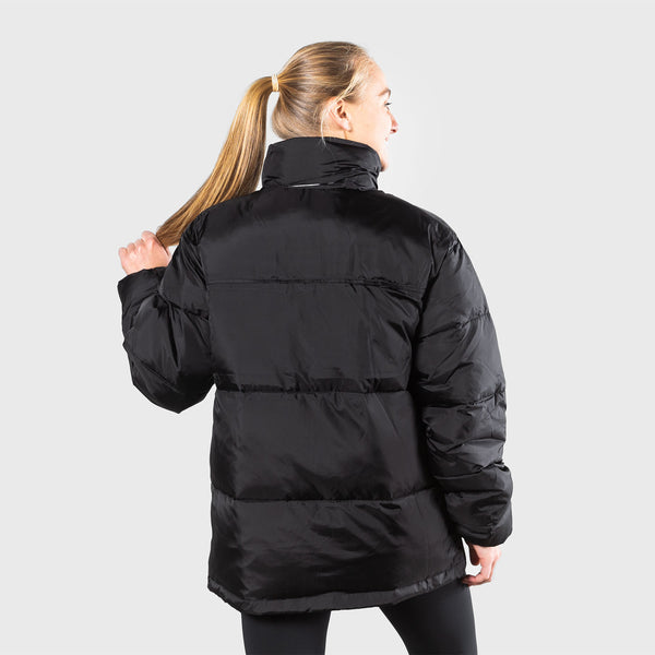 THE BRAVE - SIGNATURE PUFFER JACKET - BLACK